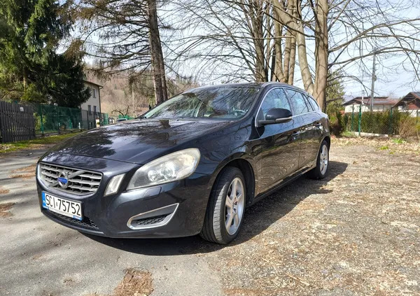 śląskie Volvo V60 cena 30200 przebieg: 376443, rok produkcji 2011 z Wisła